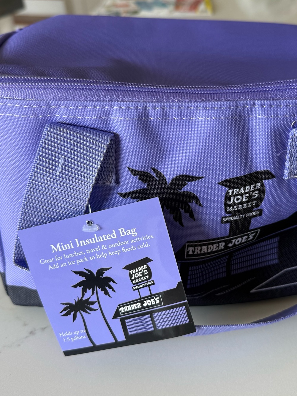 Trader Joe's Purple Insulated Lunch Bag